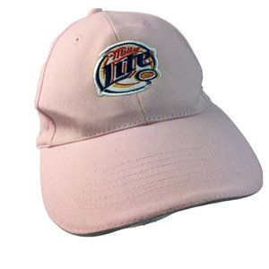 Miller Lite Pink Baseball Cap Hat Womens Adjustable Strapback u